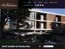 Tablet Screenshot of hoteljaizkibel.com